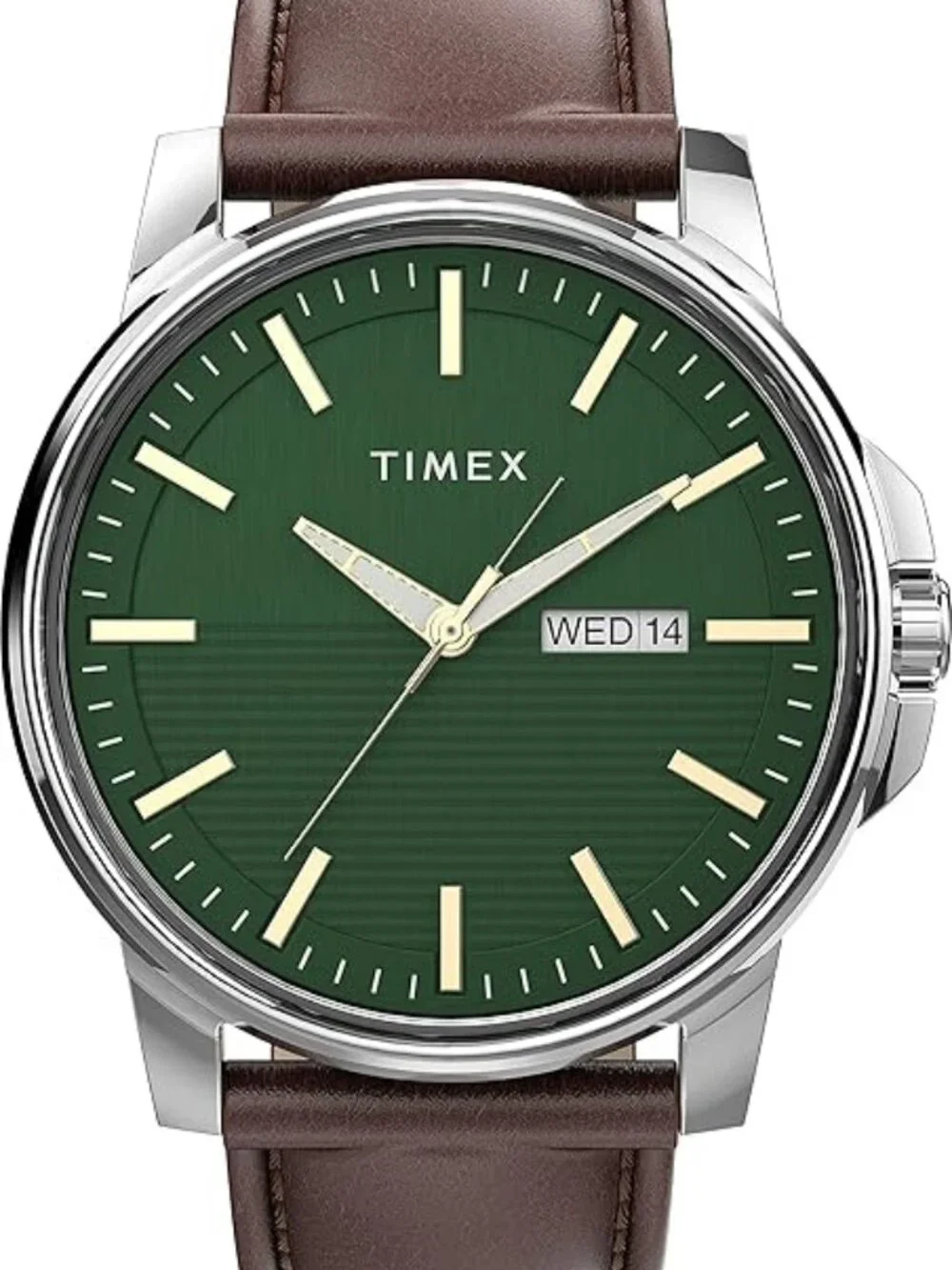 Timex Classics Men's 45 mm Watch Green Stainless Steel TW2V20900